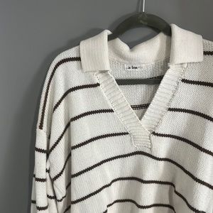 THICK N COZY STRIPED SWEATER